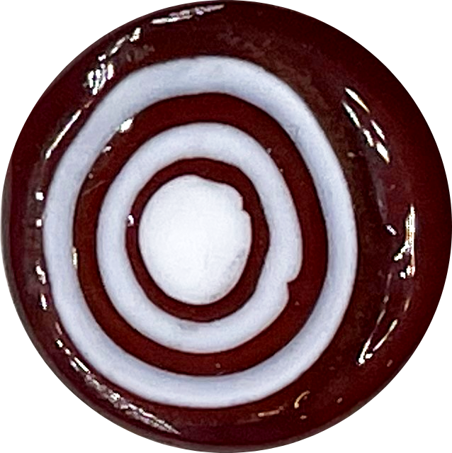 BROWN CIRCLES WHITE