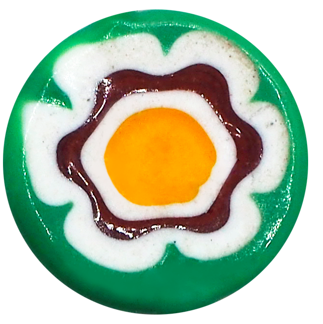 GREEN ANEMONE WHITE