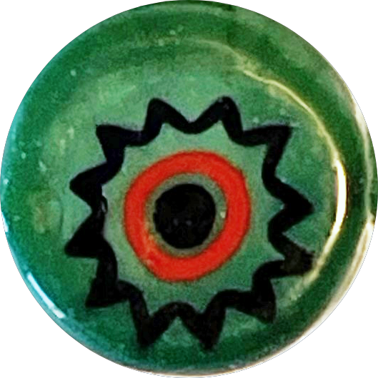 GREEN DAISY BLACK