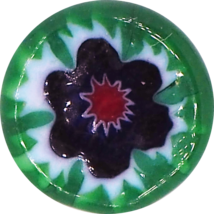 GREEN PANSY BLUE