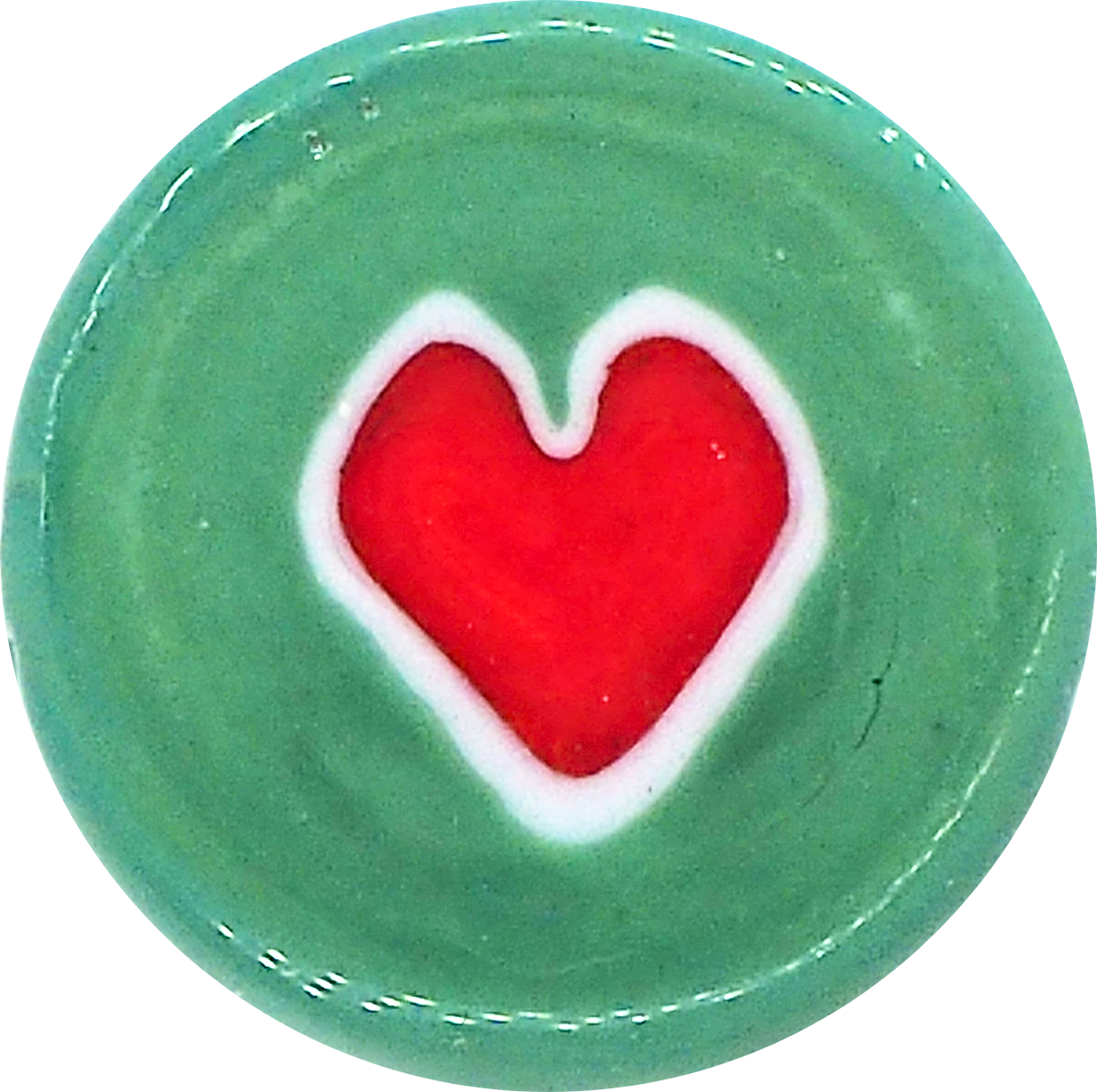 GREEN HEART RED