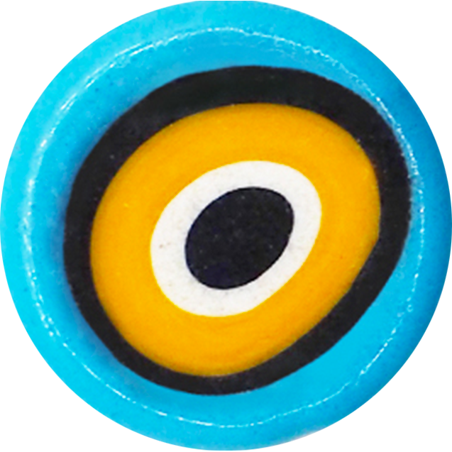 LIGHT BLUE CIRCLES BLACK
