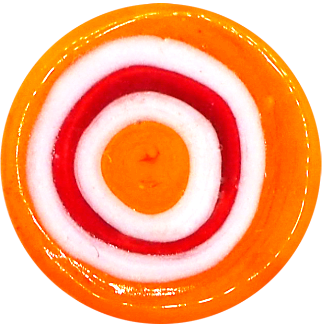 ORANGE CIRCLES RED