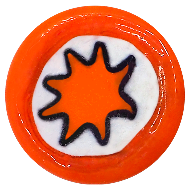 ORANGE STAR 8 EDGED