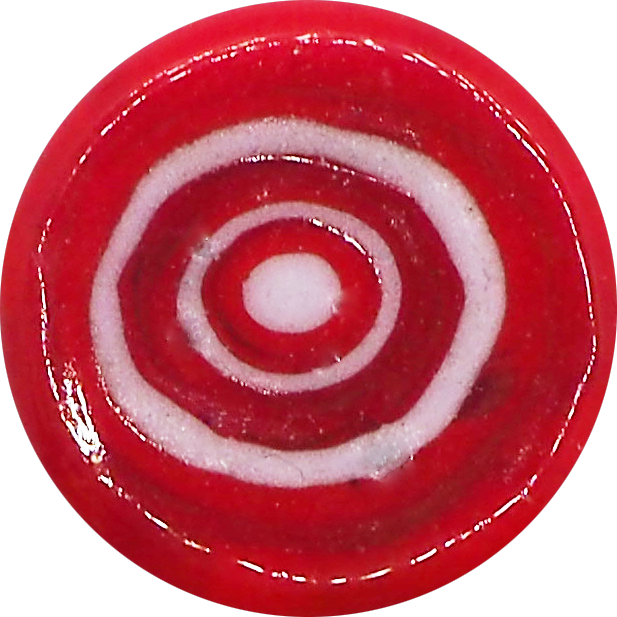 RED CIRCLES WHITE