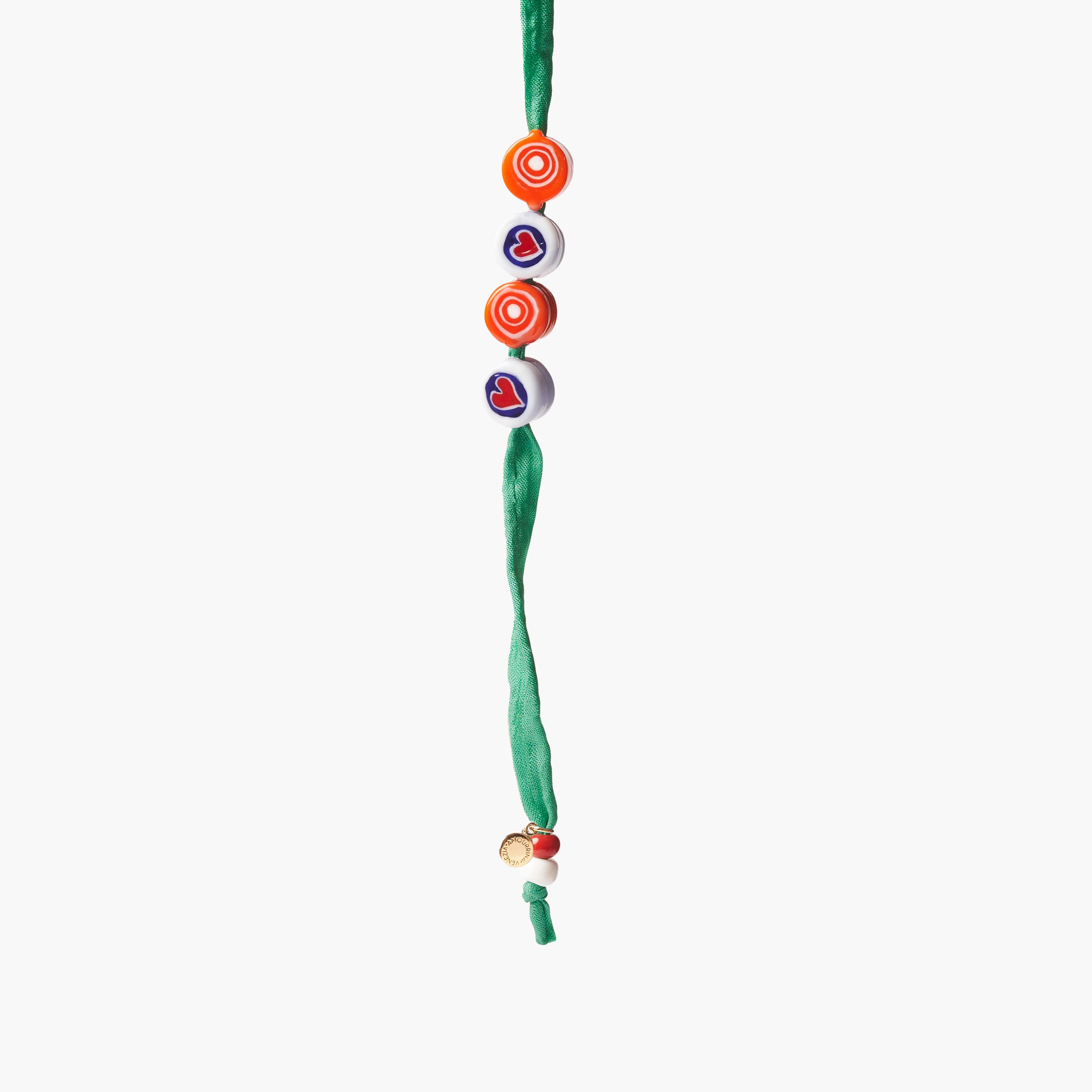 BACARETTO BRACELET/ ANKLET - Green Cord