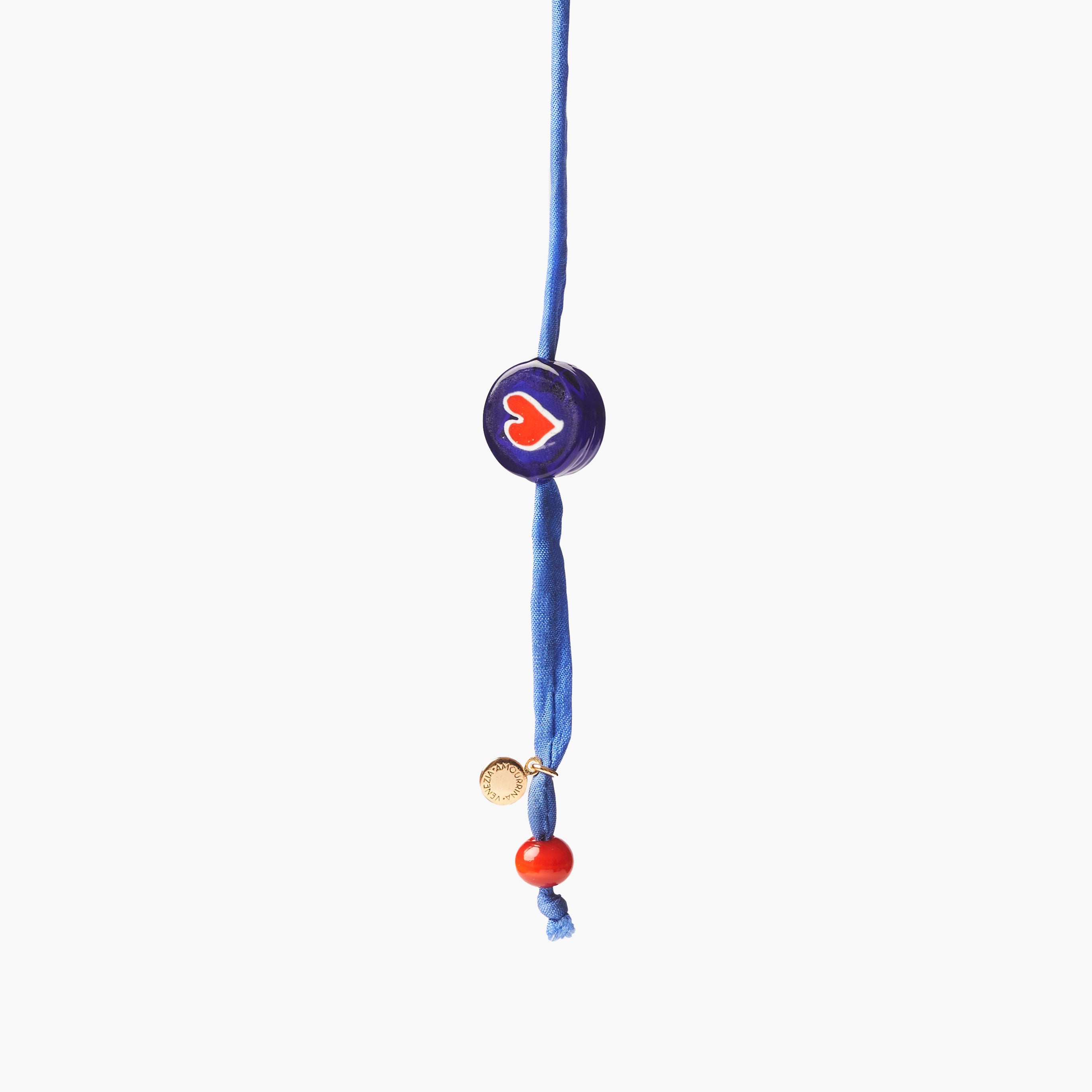 BACARO BRACELET/ CHOKER - BLUE - Heart Red