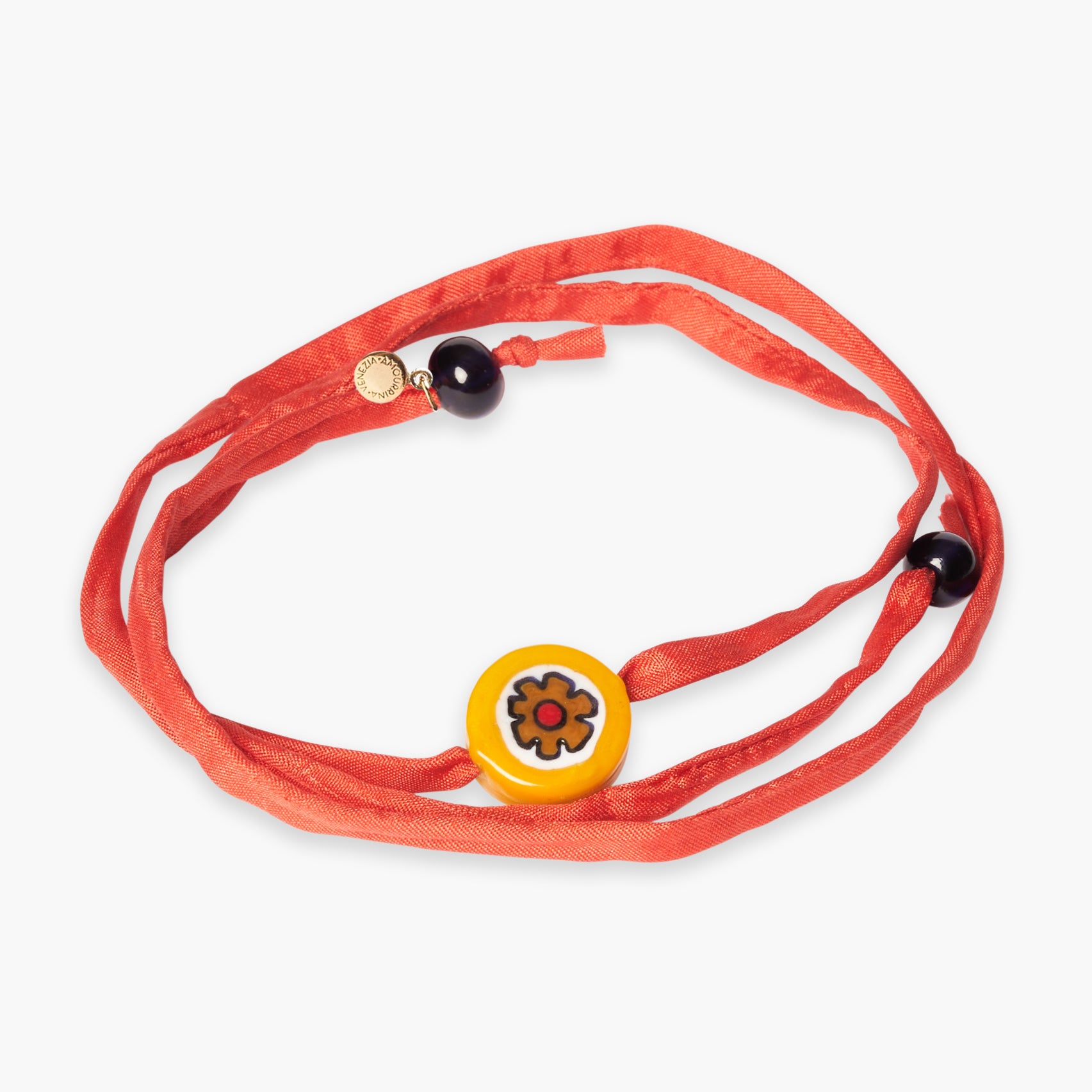 BACARO BRACELET/ CHOKER - YELLOW - Anemone