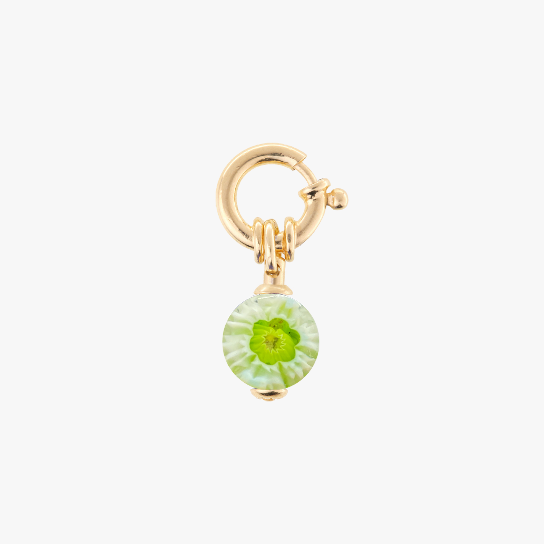CHARM SMALL - Green Carnation