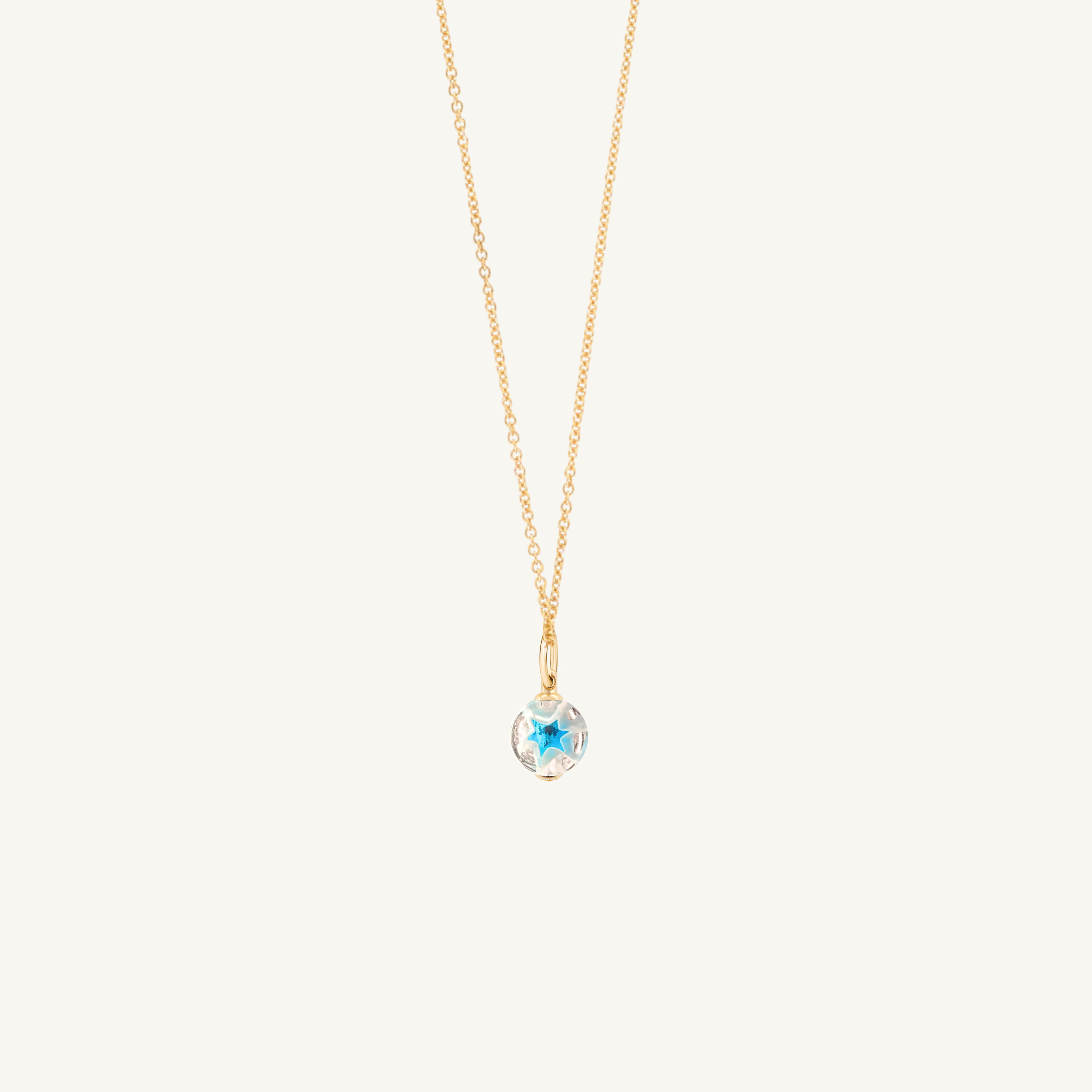 AMOURRINA PENDANT SMALL - Light Blue Star