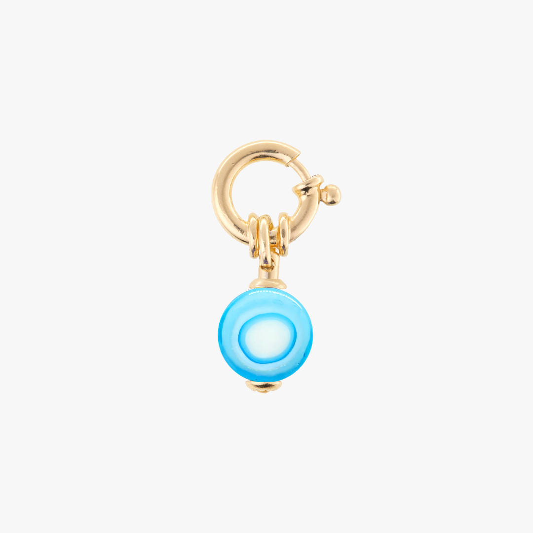 CHARM SMALL - Light Blue Circles