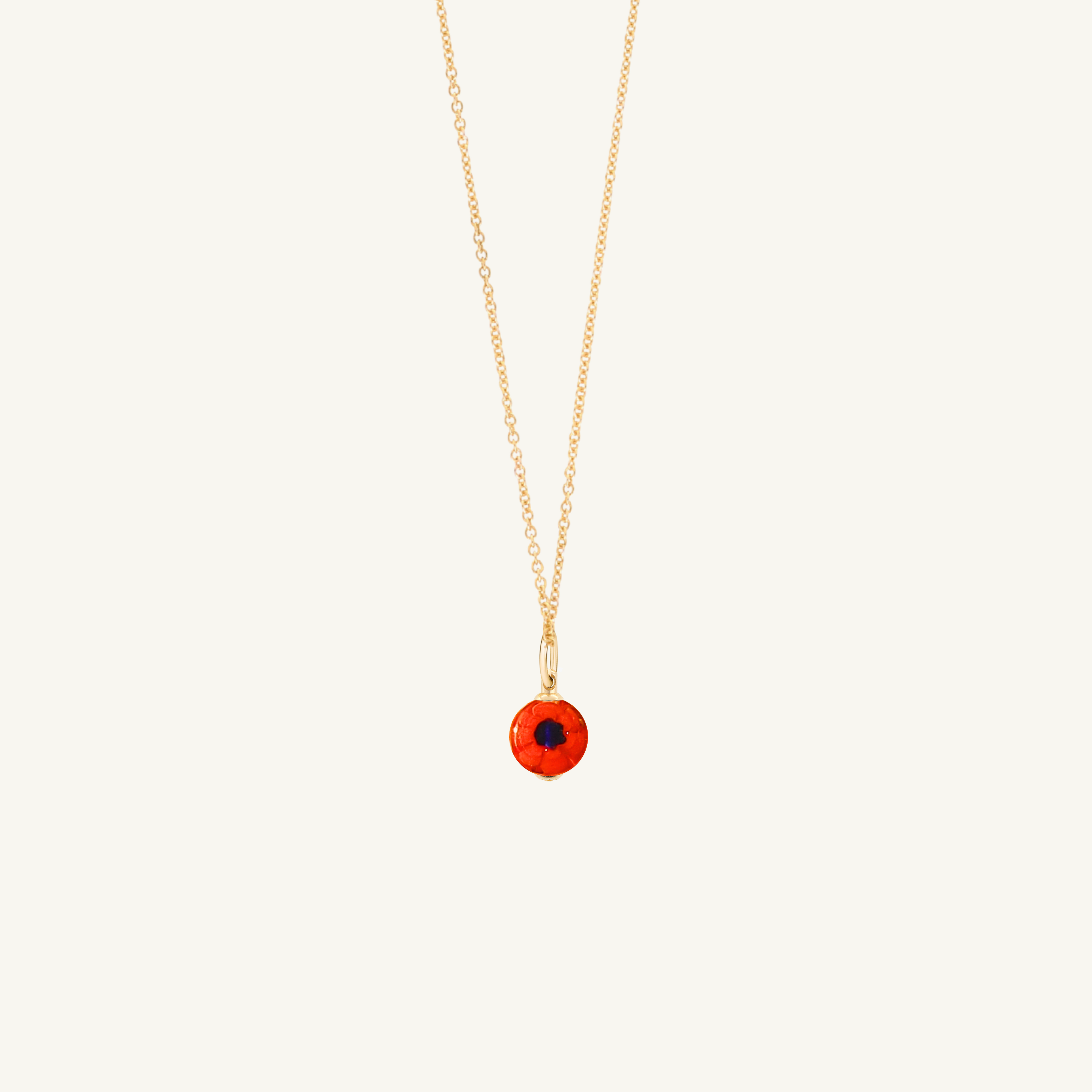 AMOURRINA PENDANT SMALL - Orange Anemone