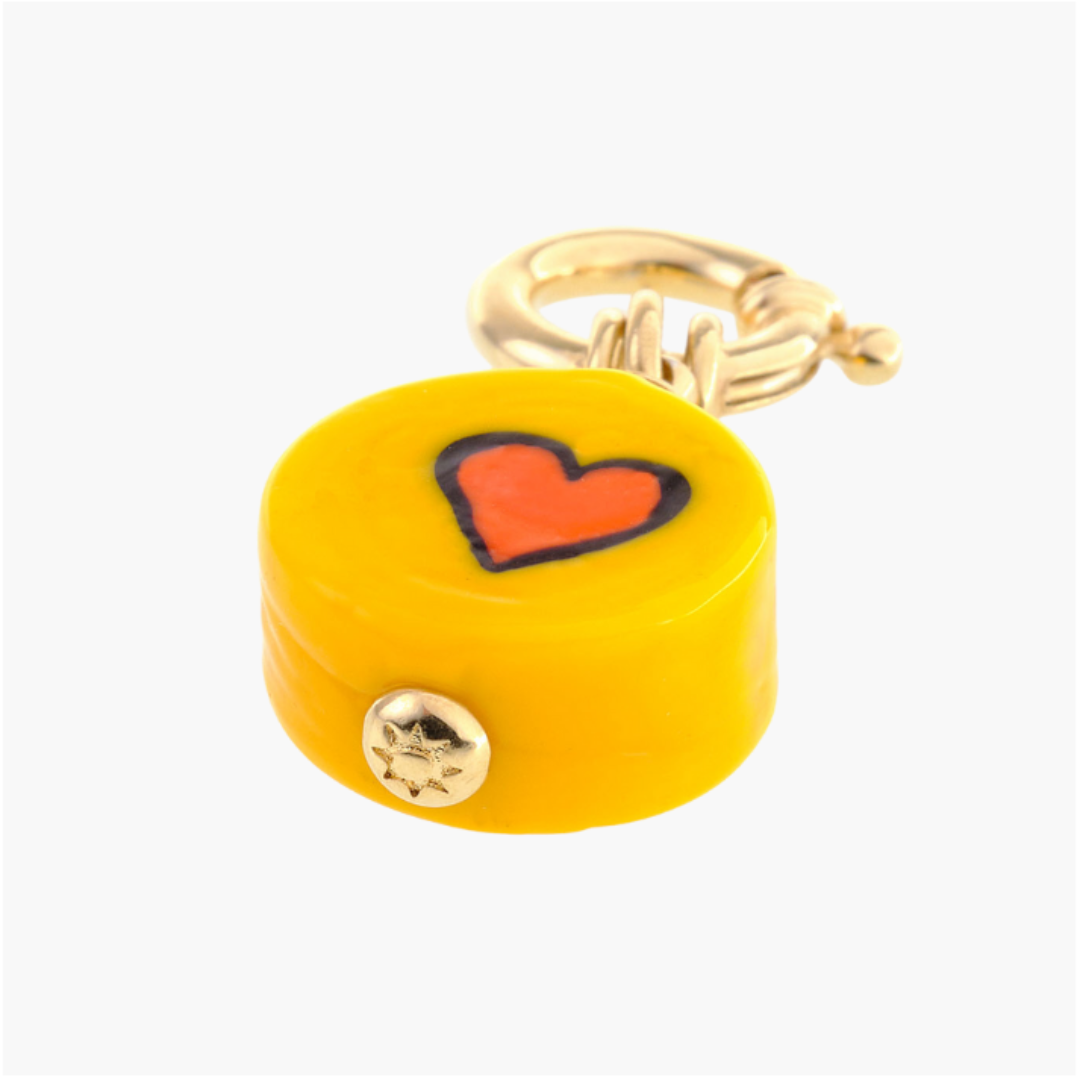 CHARM MEDIUM - Yellow Heart