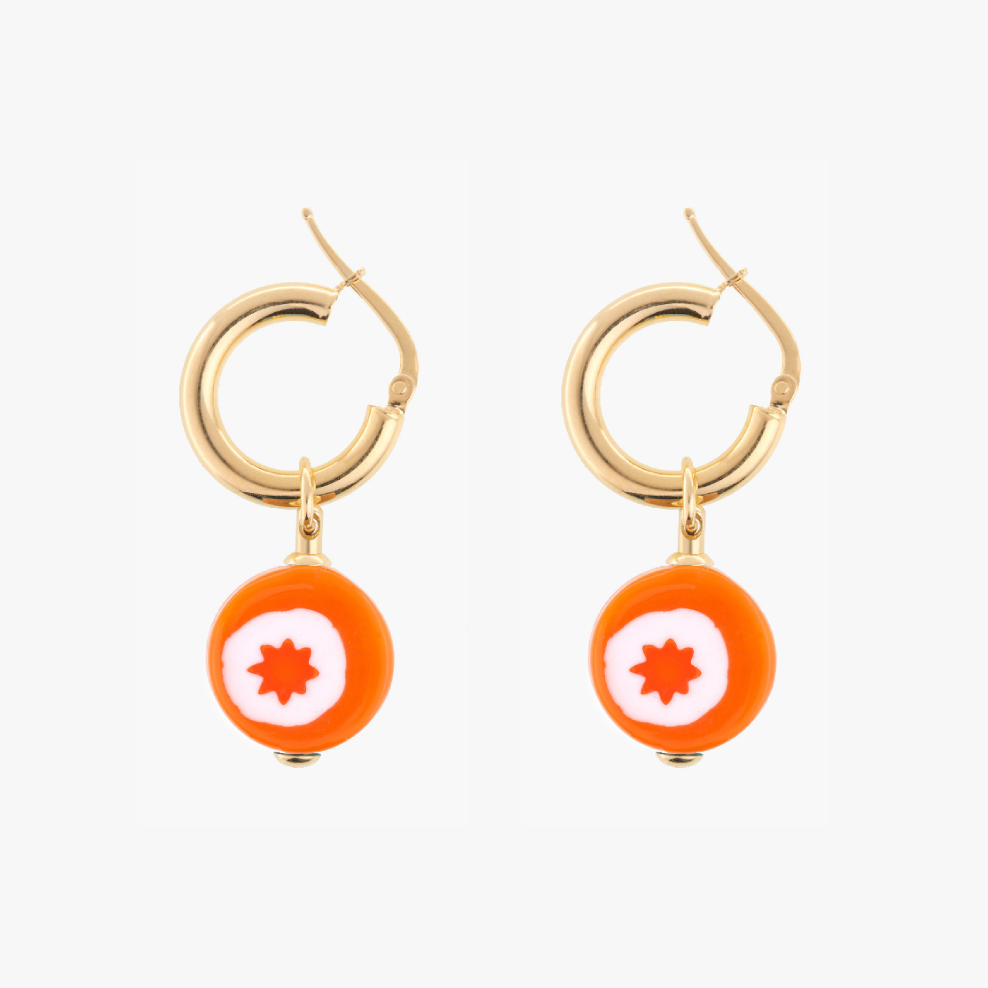 SCHIONA EARRINGS - Orange Star